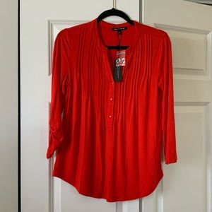 New Cable & Gauge 3/4 Sleeve Blouse
